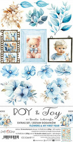 Craft O Clock Extras Set Flowers 15x30 cm Boy & Toy