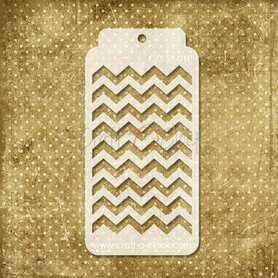 Craft O'Clock Stencil Tag 01