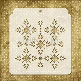 Craft O'Clock Stencil 01, Sneeuwvlokken
