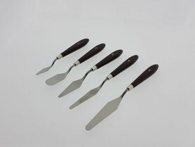 Spatels metaal - set 5 stuks