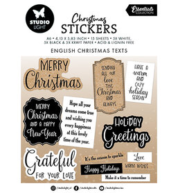 Studio Light Sticker Pad X-mas sentiments Essentials nr.39