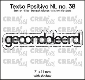 Crealies Texto Positivo gecondoleerd - NL 