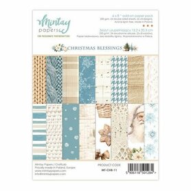Mintay A5 Add-On Paper Pad - Christmas Blessings 