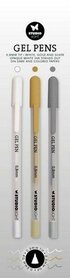 Studio Light Gel Penns White, Gold and silver Essentials nr.1 