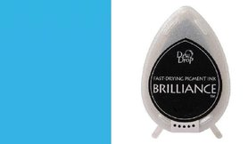 Brilliance Dew Drop inktkussen Pearlescent Sky Blue 