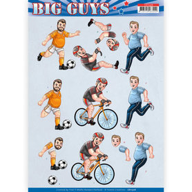 3D knipvel - Yvonne Creations- Big Guys - Sports