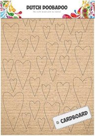 Dutch Doobadoo Dutch Cardboard art harten A5 