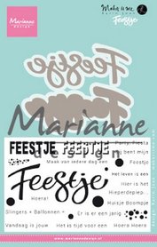 Marianne Design Stempel en die Karin‘s Feestje (NL) KJ1728