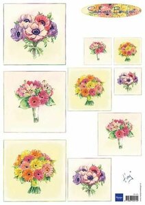 Marianne Design 3D Knipvel Bouquet - Summer A4 IT575