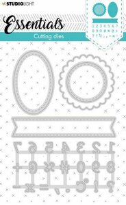 Studio Light Embossing Die Cut Stencil Nummers Essentials nr.359 