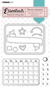 Studio Light Stamp & Cutting Die Planner Essentials nr.01 
