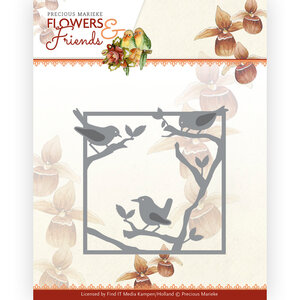 Dies - Precious Marieke - Flowers and Friends - Bird Frame