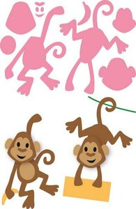 Marianne Design collectable eline's aapjes COL1399