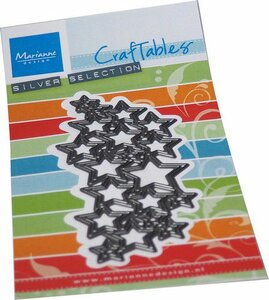 Marianne Design Craftable Art textuur - Sterren CR1559 