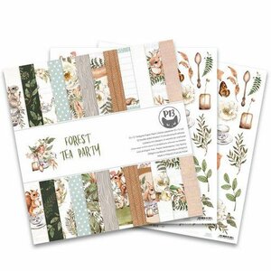 Piatek13 - Paper pad Forest tea party, 12x12‘‘ 