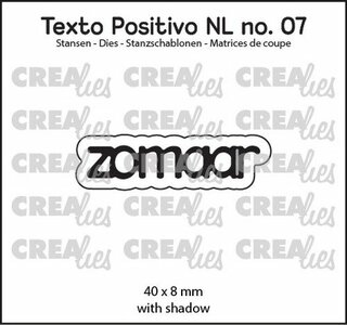 Crealies Texto Positivo zomaar - NL