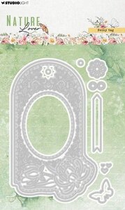 Studio Light Cutting dies Peony tag Nature Lover nr.772 