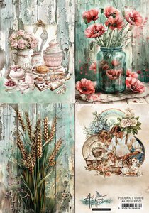 Art Alchemy Rice paper 1, Recipe for Happiness, A4