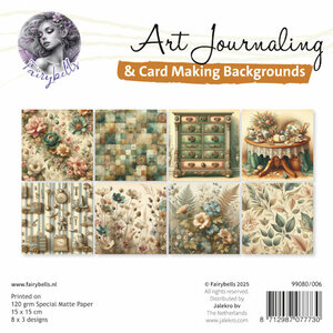 Fairybells Art Journaling & Card Making Backgrounds Set 6