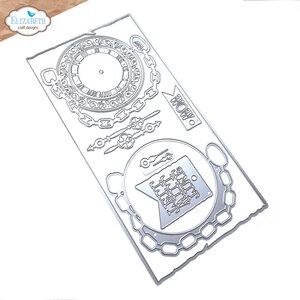 Elizabeth Craft Designs Mr. & Mrs. Dies Gentleman's Timepiece 