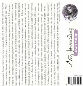 Art Journaling Stickervel 15x21 cm