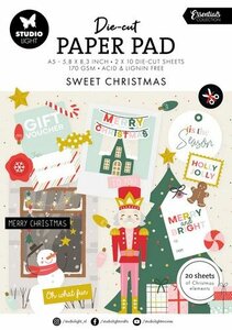 Studio Light Die-cut Paper Pad Sweet Christmas Essentials nr.203 