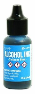 Ranger Alcohol Ink 15 ml - sailboat blue Tim Holz