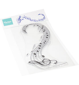 Marianne Design Clear Stamp Music Swirl CS1174