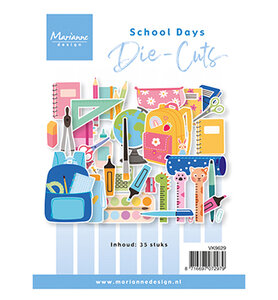 Marianne Design Die Cuts School days VK9629
