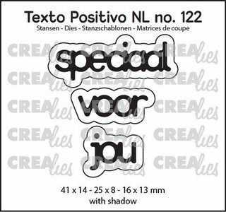 Crealies Texto Positivo speciaal voor jou - NL 