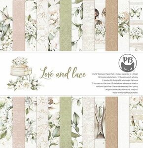 Piatek13 - Paper pad Love and lace 30,5x30,5 cm