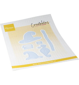 Marianne Design Creatable Witch hat & broomstick LR0935