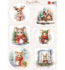 Marianne Design Decoupage Cosy Critters VK9638