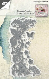 Joy! stencil bloemenrand 6002/1188