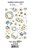 13Arts Ephemera In Love, cut-out, 38 pcs, 220 gsm, A6 bag