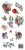 Paper Heaven Double-sided paper 30x15 cm A Christmas Garland, gold print,