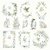Craft&You Arctic Winter sheet elements to cut out 12x12