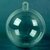 Plastic bal transparant 8 cm