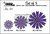 Crealies Set of 3 no. 61 dichte Bloemen 26