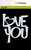 CraftEmotions Mask stencil - Tekst LOVE YOU A6 (EN) Carla Creaties