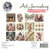 Art Journaling & Card Making Backgrounds Set 12 15X15 cm