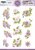 3D Push out Sheet - Precious Marieke - Purple Blossom - Lilac