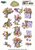 3D Push out Sheet - Amy Design - Tulip Dreams - Colorful Tulips