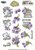 3D Push out Sheet - Amy Design - Tulip Dreams - Purple Tulips