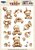 3D Push out Sheet - Berries Beauties - Teddy - Present
