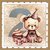 3D Push out Sheet - Berries Beauties - Teddy - Clouds