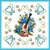 3D Pushout Sheet - Berries Beauties - Blue Meadow - Music