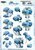 3D Cutting Sheet - Berries Beauties - Blue Meadow - Vase