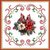3D Pushout Sheet - Yvonne Ceations - Floral Christmas- Floral Vase
