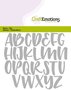 CraftEmotions Die - alfabet handlettering hoofdletters 